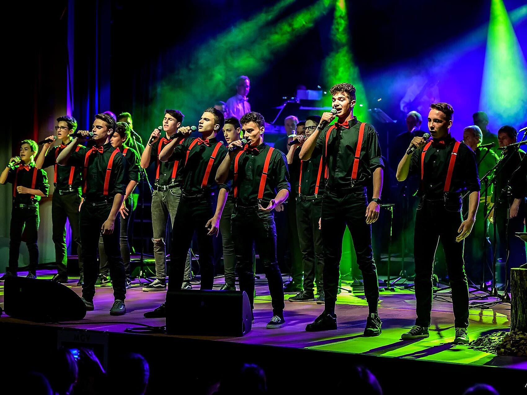 Coro maschile di Nova Levante con band e MGV Boy Grupp in concert - Regione dolomitica Val d'Ega - #3 - suedtirol.info