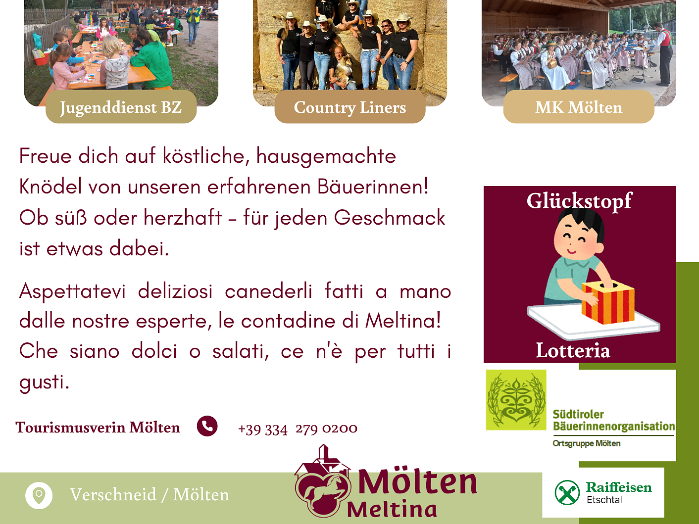 Dumplings festival in Meltina/Mölten - Bolzano/Bozen and environs - #1 - suedtirol.info