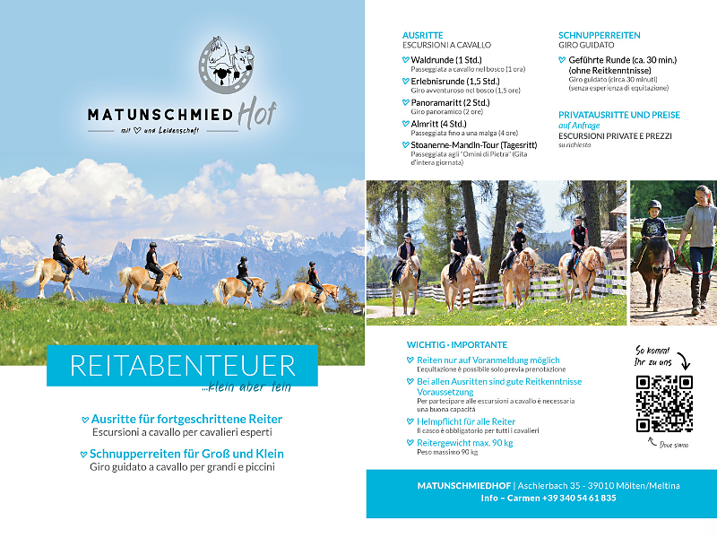 Matunschmied Hof mit ♥ und Leidenschaft -Reithof - Bozen und Umgebung - #1 - suedtirol.info