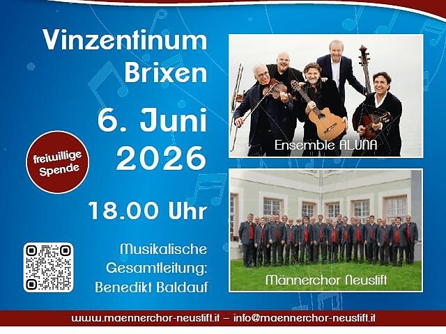 Musik liegt in der Luft - Eine musikalische Reise mit dem Ensemble ALUNA - Brixen und Umgebung - #1 - suedtirol.info