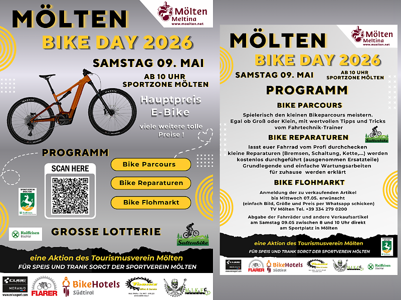 Mölten Bike Day 2026 - Bolzano/Bozen and environs - #1 - suedtirol.info