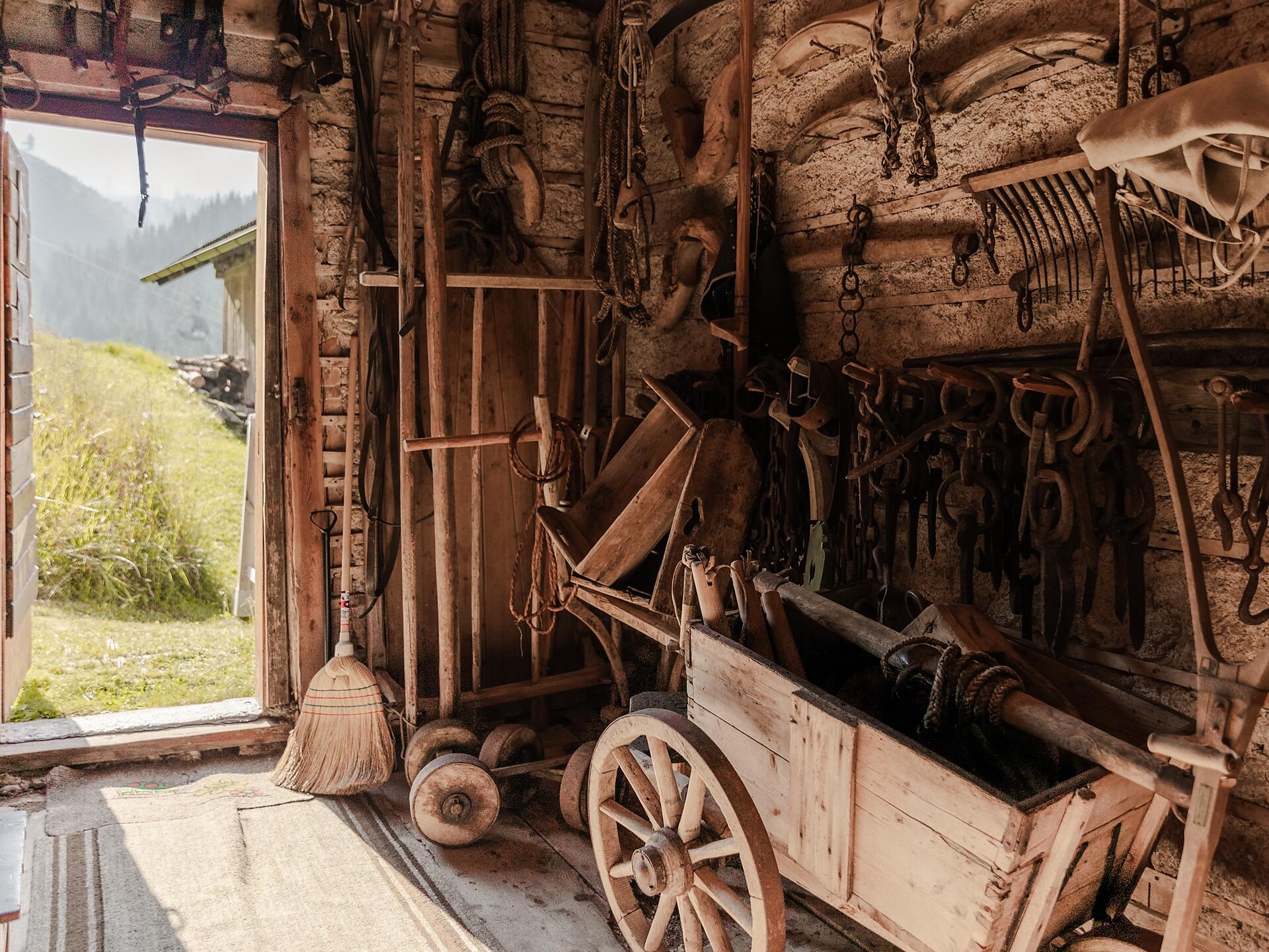 Museum "Frommerhof": Das Leben der Bergbauern im 19. & 20. Jahrhundert Welschnofen 1 suedtirol.info