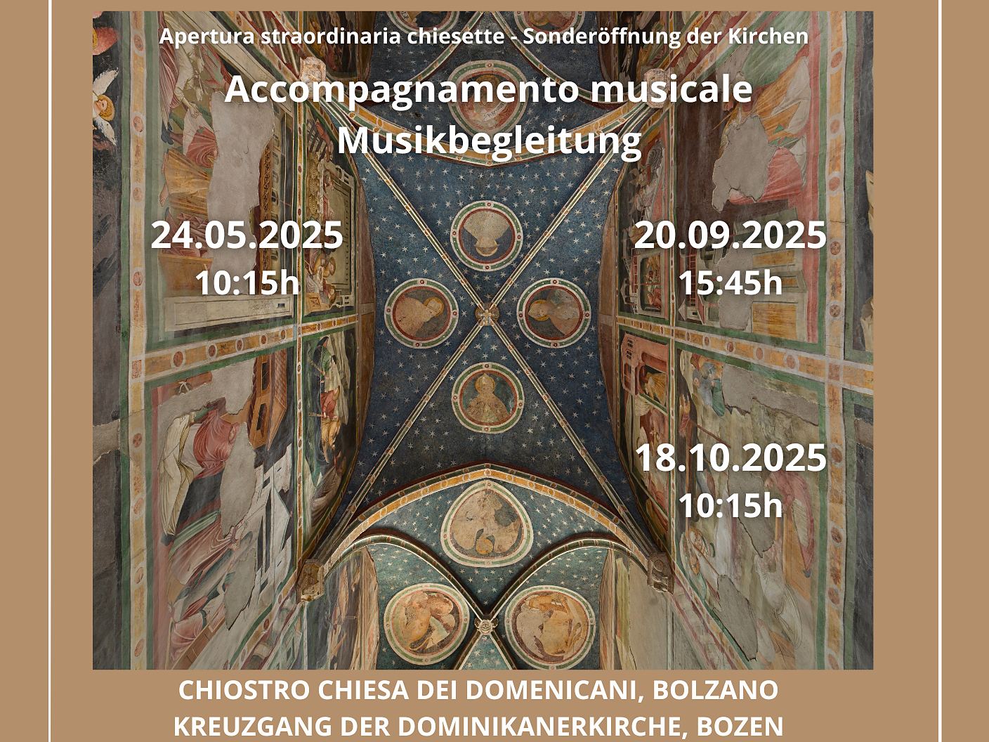 Accompagnamento musicale - Chiostro dei Domenicani Bolzano 1 suedtirol.info