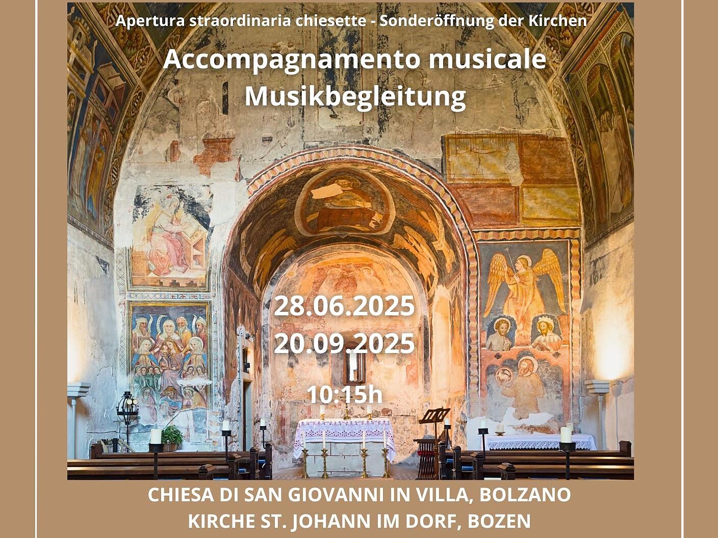Accompagnamento musicale - San Giovanni in Villa - Bolzano e dintorni - #1 - suedtirol.info