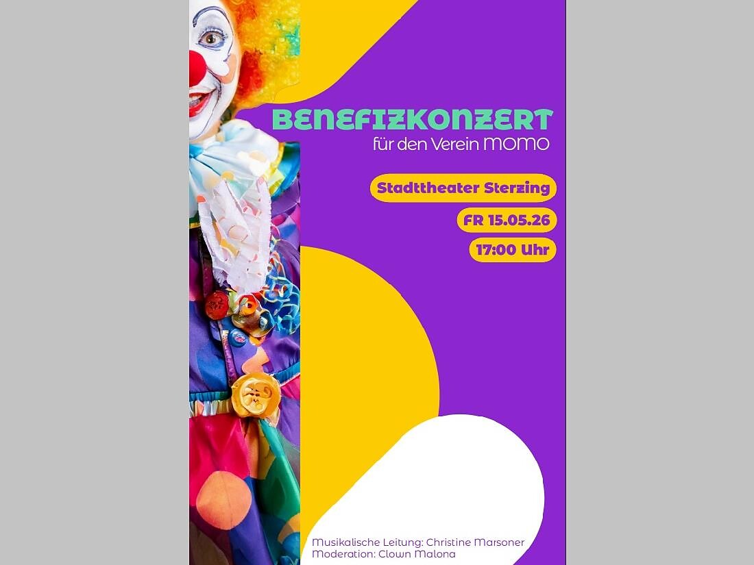 Scuola di musica Vipiteno: "Concerto di beneficenza per l'associazione MOMO" - Vipiteno e dintorni - #1 - suedtirol.info