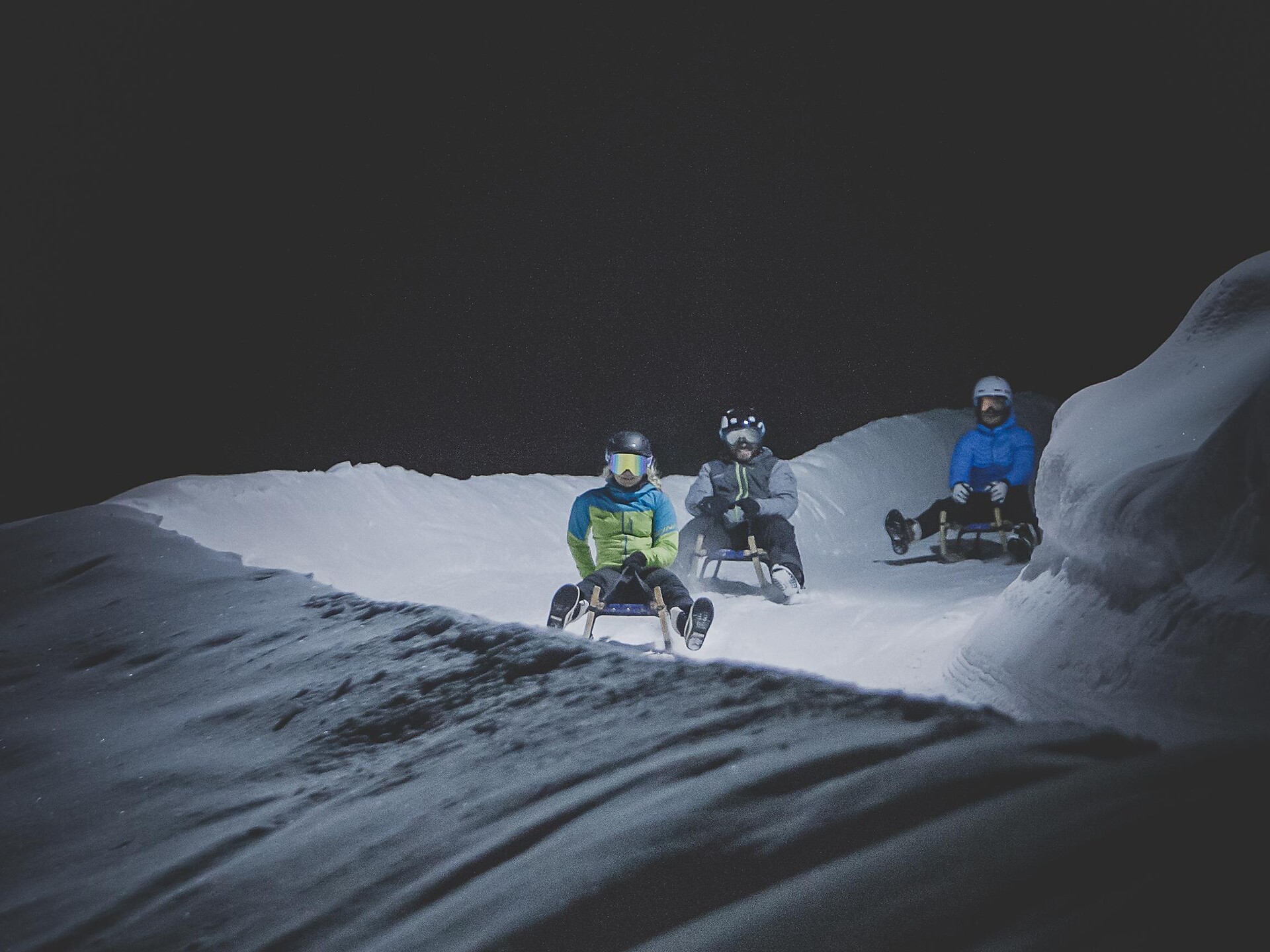Night tobogganing at Rosskopf - Sterzing/Vipiteno and environs - #1 - suedtirol.info