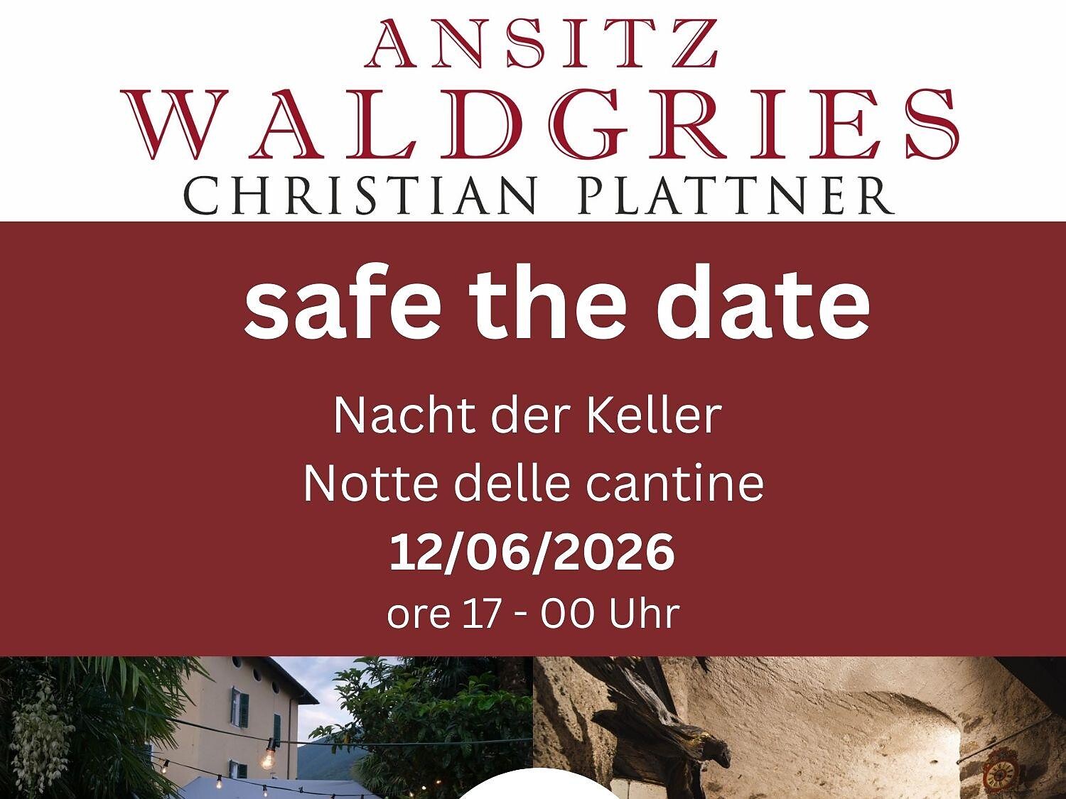 Nacht der Keller 2026 im Ansitz Waldgries - Bozen und Umgebung - #3 - suedtirol.info