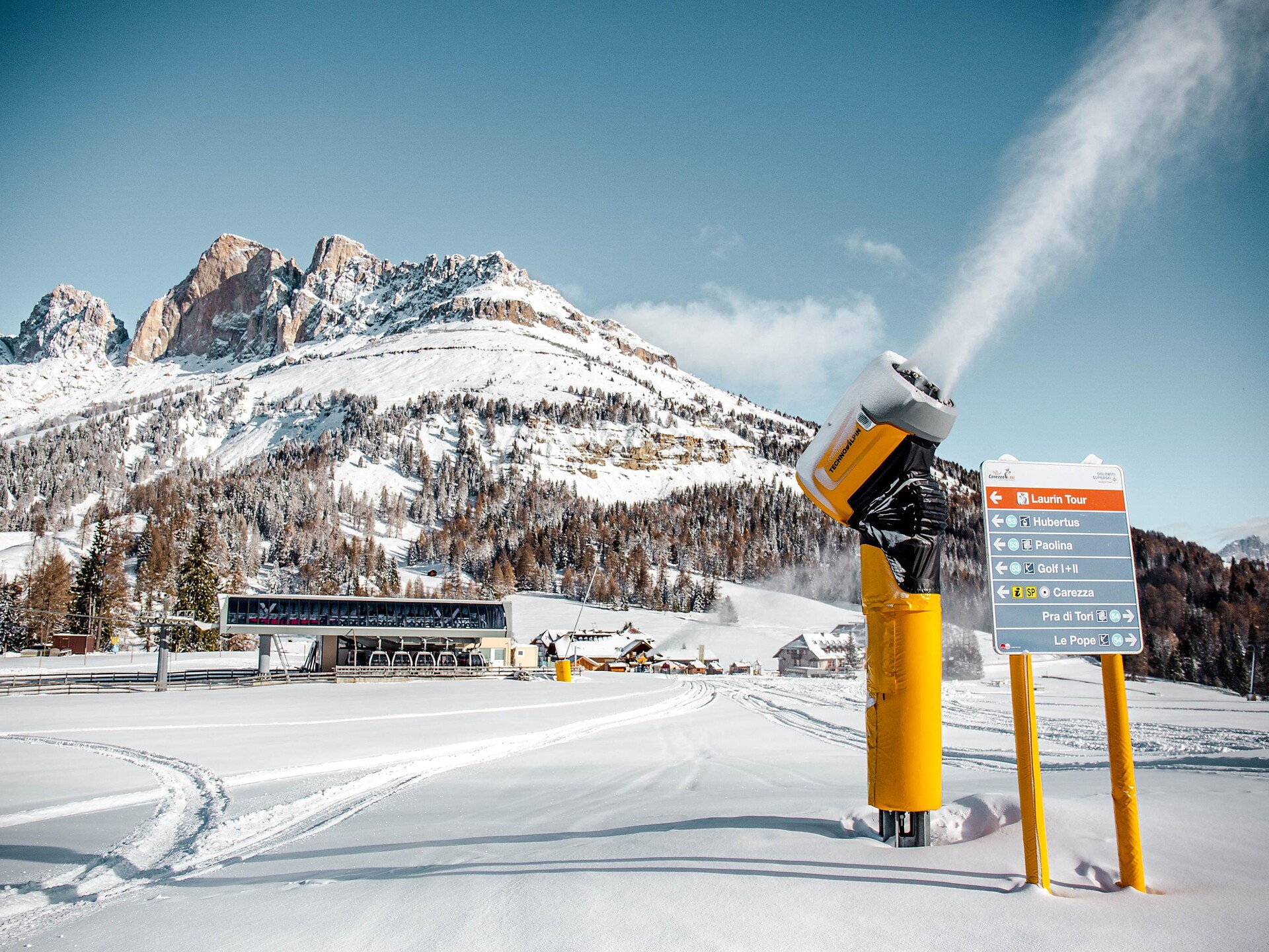 Mit Georg Eisath hinter die technischen Systeme des Skigebietes blicken - Dolomitenregion Eggental - #2 - suedtirol.info