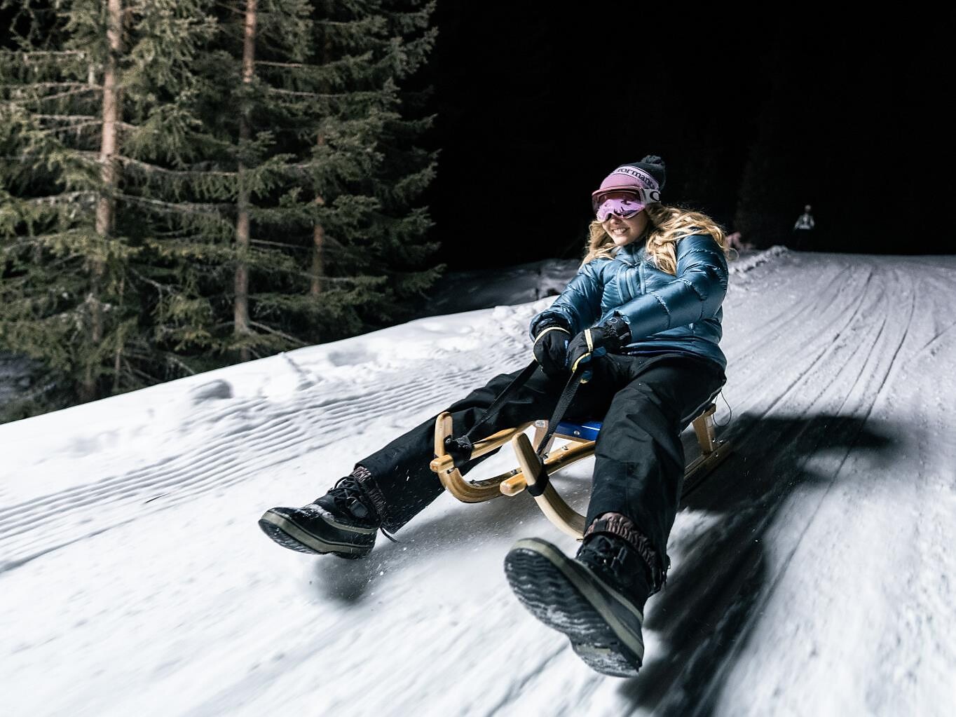 Nöt dla liösa - Nachtrodeln - Dolomitenregion Alta Badia - #1 - suedtirol.info