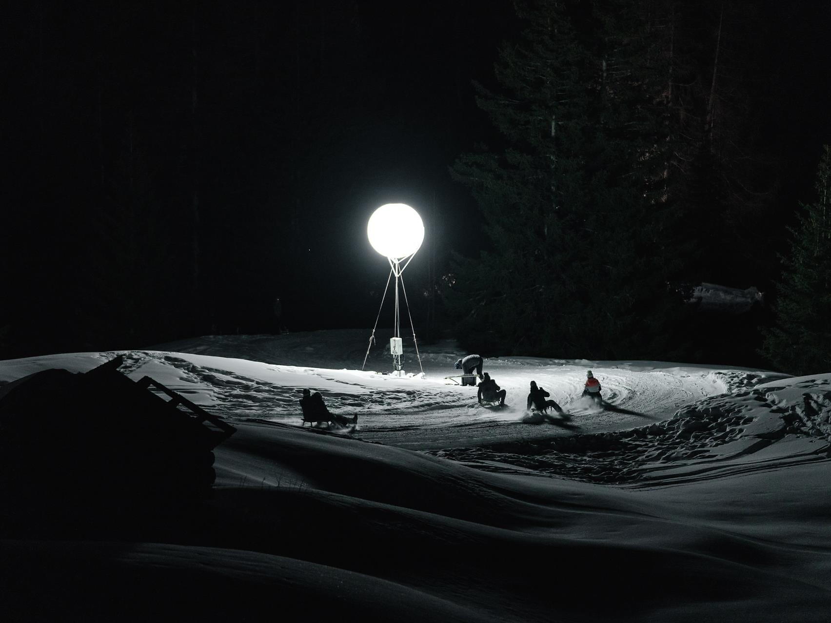 Nöt dla liösa - Nachtrodeln - Dolomitenregion Alta Badia - #3 - suedtirol.info