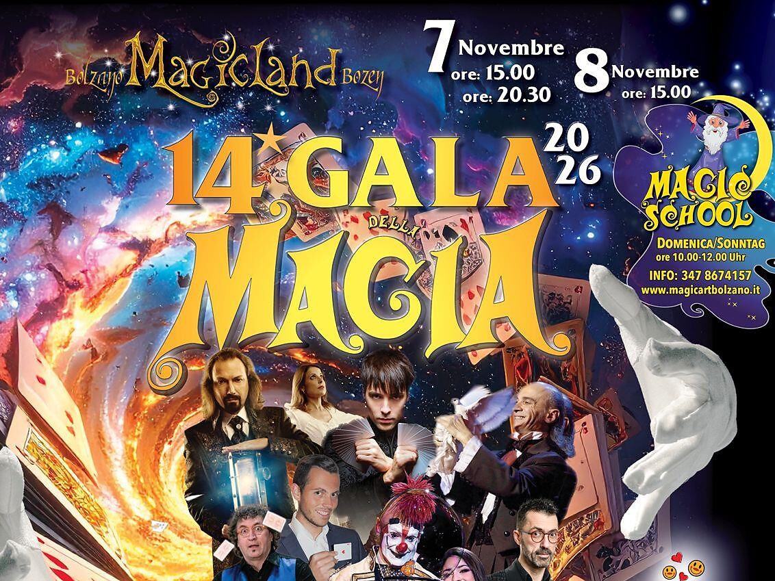 14° Gala della Magia 2026 - Bolzano e dintorni - #1 - suedtirol.info