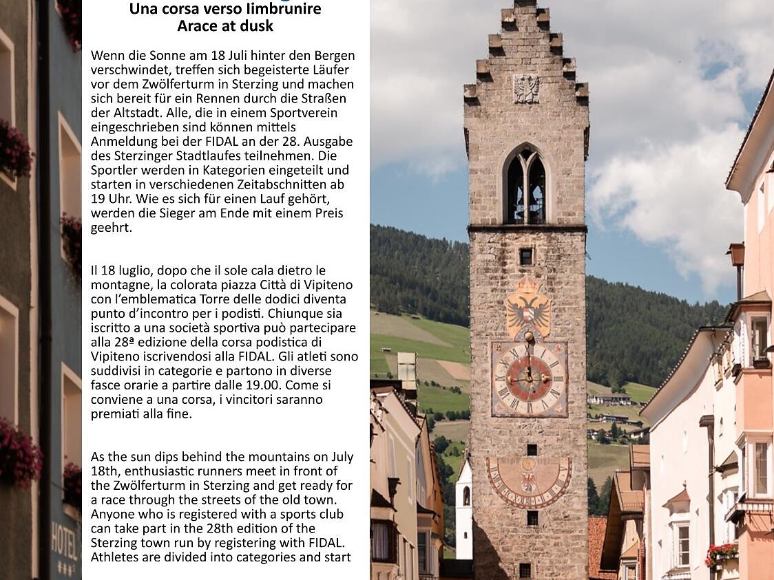 28. Sterzinger Stadtlauf - Sterzing und Umgebung - #3 - suedtirol.info