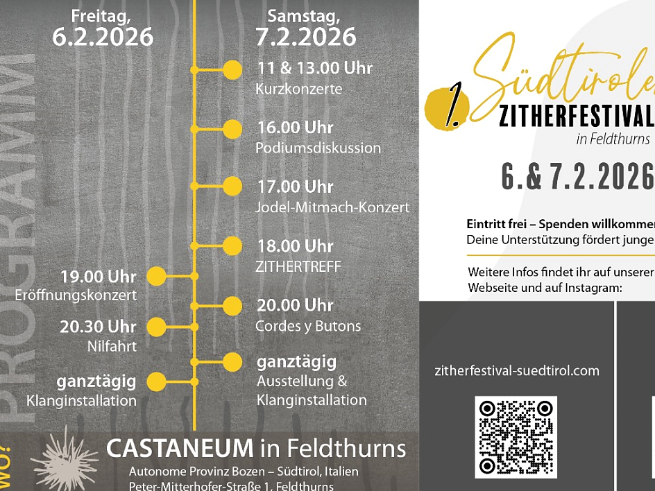 1. Südtiroler Zitherfestival - Brixen und Umgebung - #2 - suedtirol.info