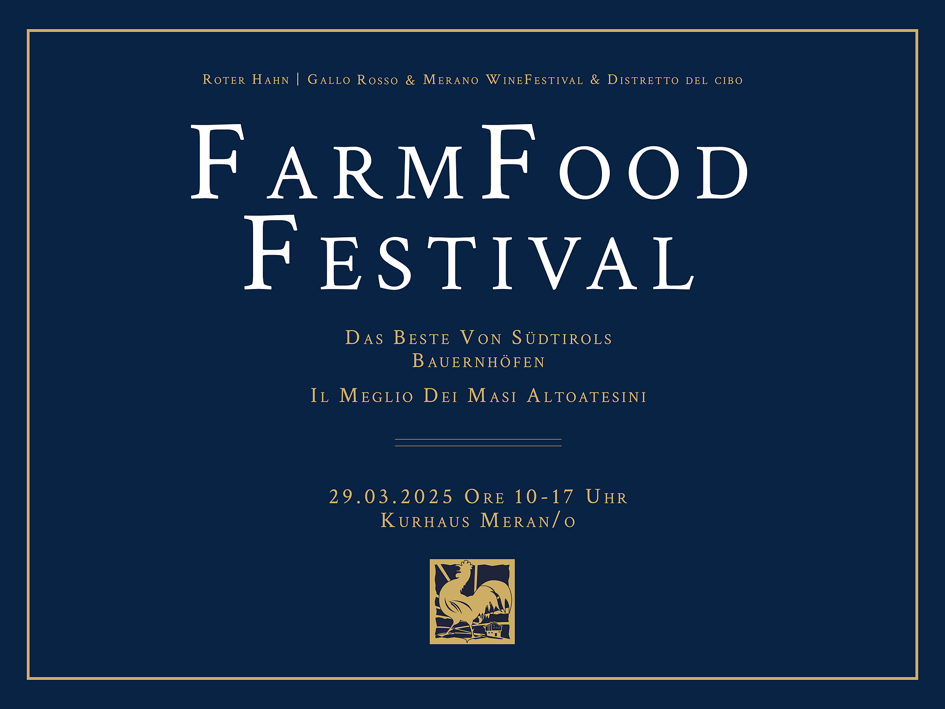 Farm Food Festival 2026 - Merano e dintorni - #1 - suedtirol.info