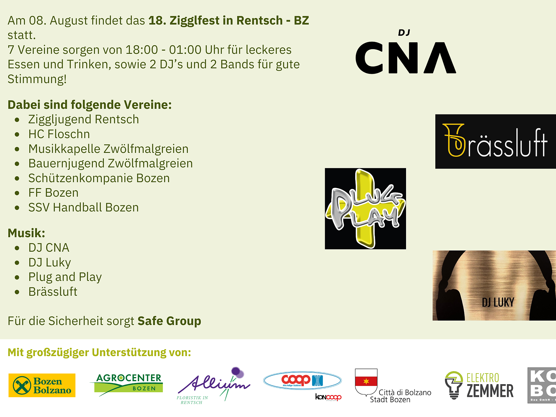 18. Zigglfest Rentsch 2026 - Bozen und Umgebung - #2 - suedtirol.info