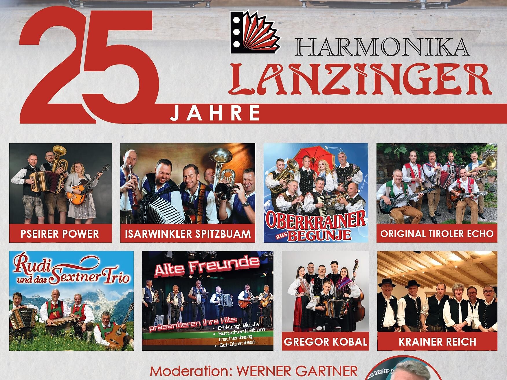 25 Jahre Lanzinger Harmonika - Jubiläumsfest mit großer Musikantenparade! - Dolomitenregion 3 Zinnen - #1 - suedtirol.info