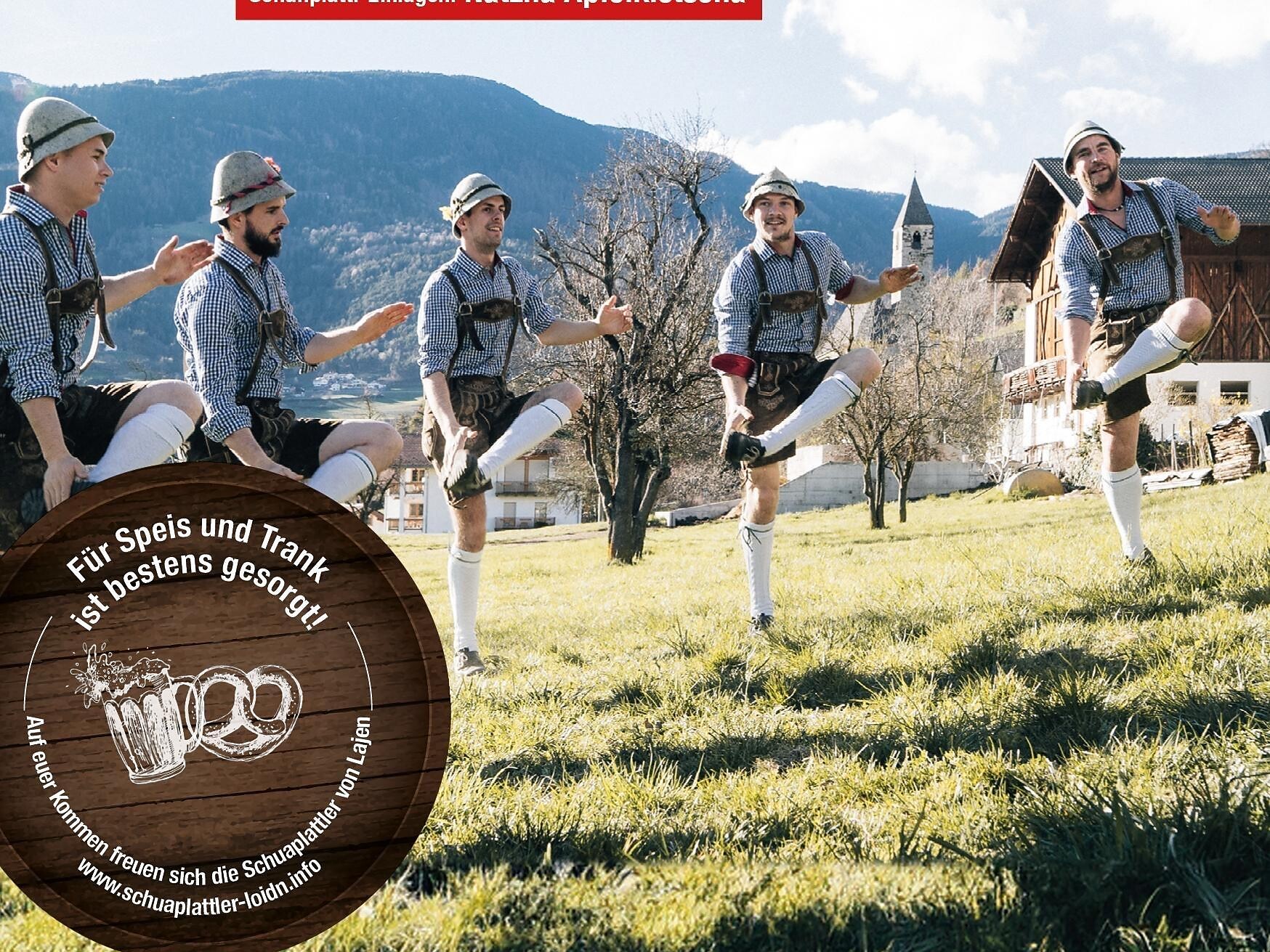 13. Gaudi-Frühschoppen der Schuaplattler Lajen Lajen 3 suedtirol.info