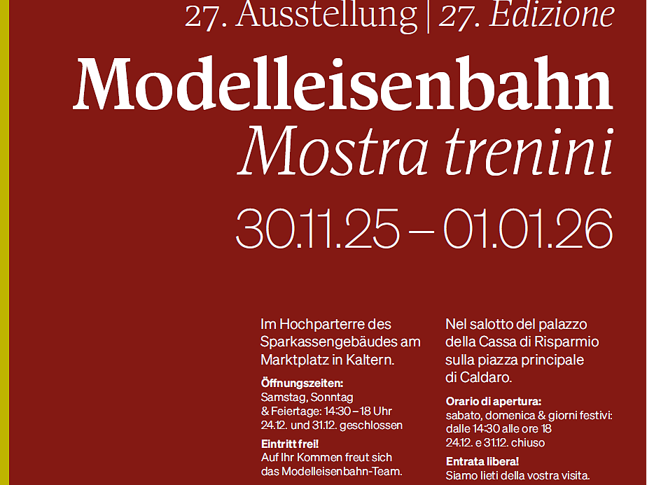 27° mostra dei trenini in movimento - Strada del Vino - #2 - suedtirol.info