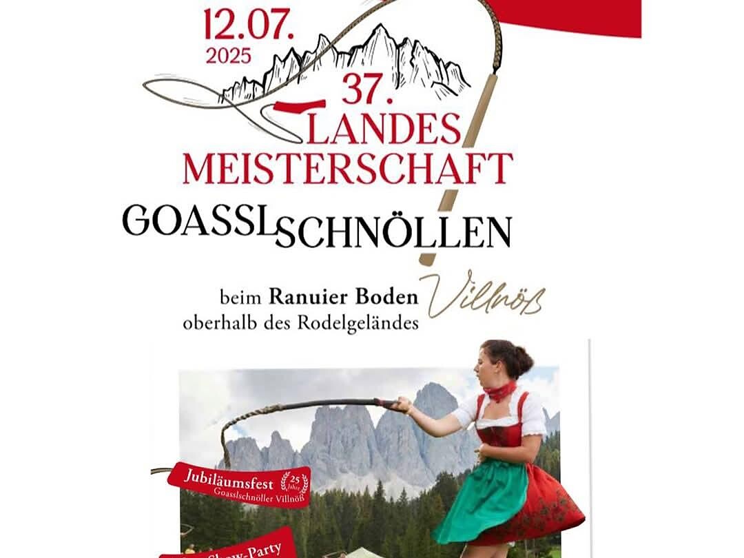 37. Landesmeisterschaft Goaßlschnölln Villnöss 1 suedtirol.info