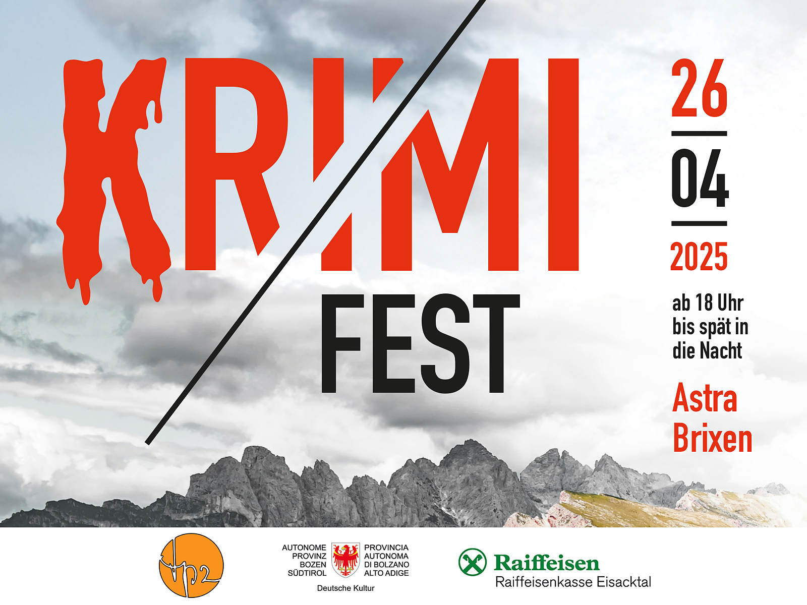 1. Südtiroler Krimifestival Brixen 1 suedtirol.info