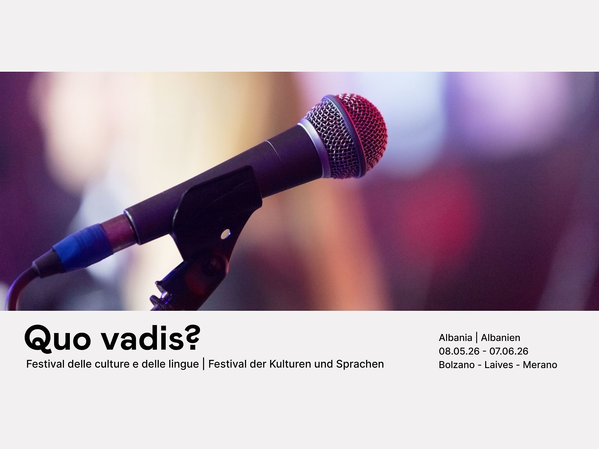 Open mic in der Ausstellung - Bozen und Umgebung - #1 - suedtirol.info