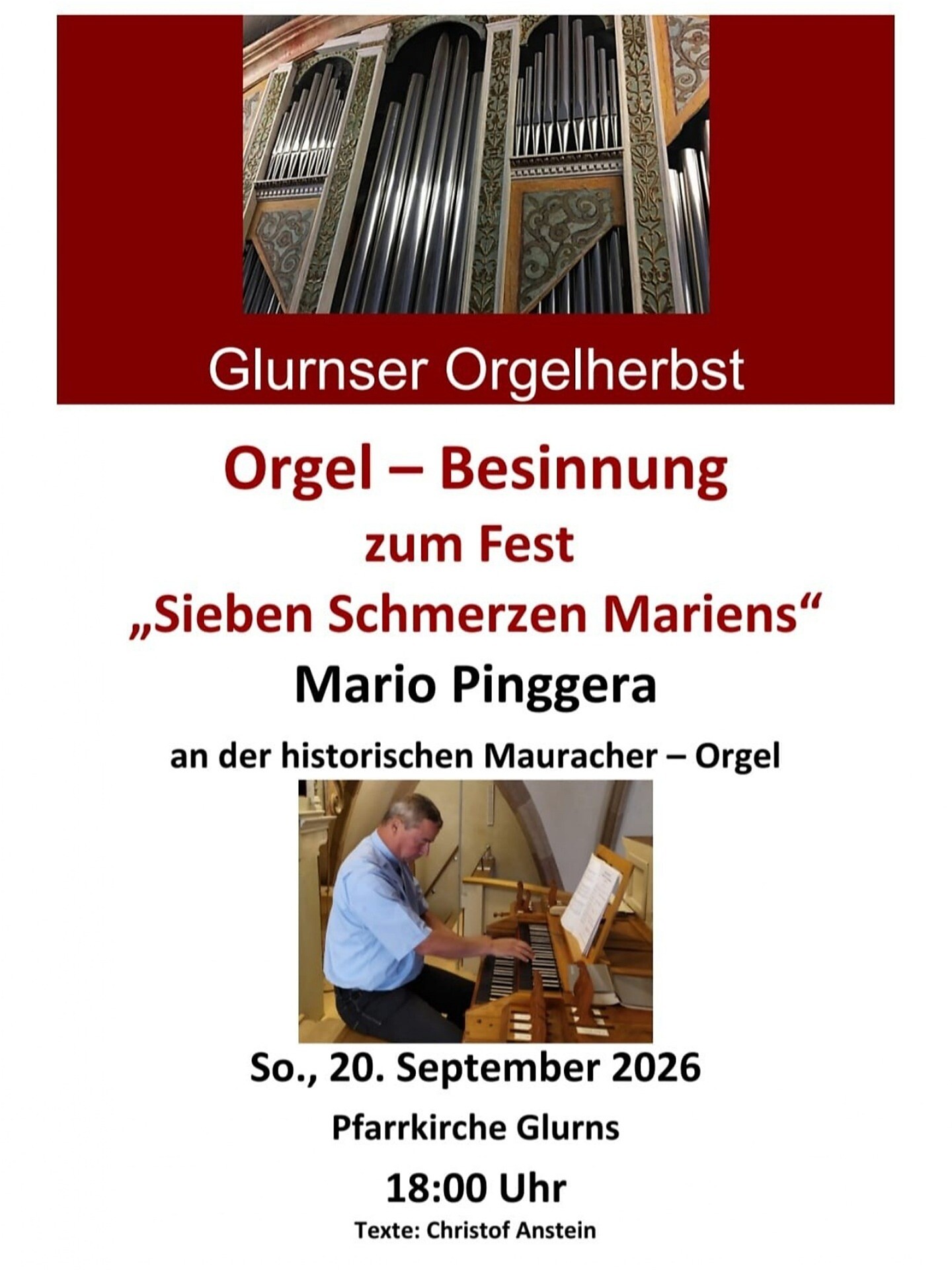 Organ - Reflection for the Festival - Vinschgau/Val Venosta - #1 - suedtirol.info