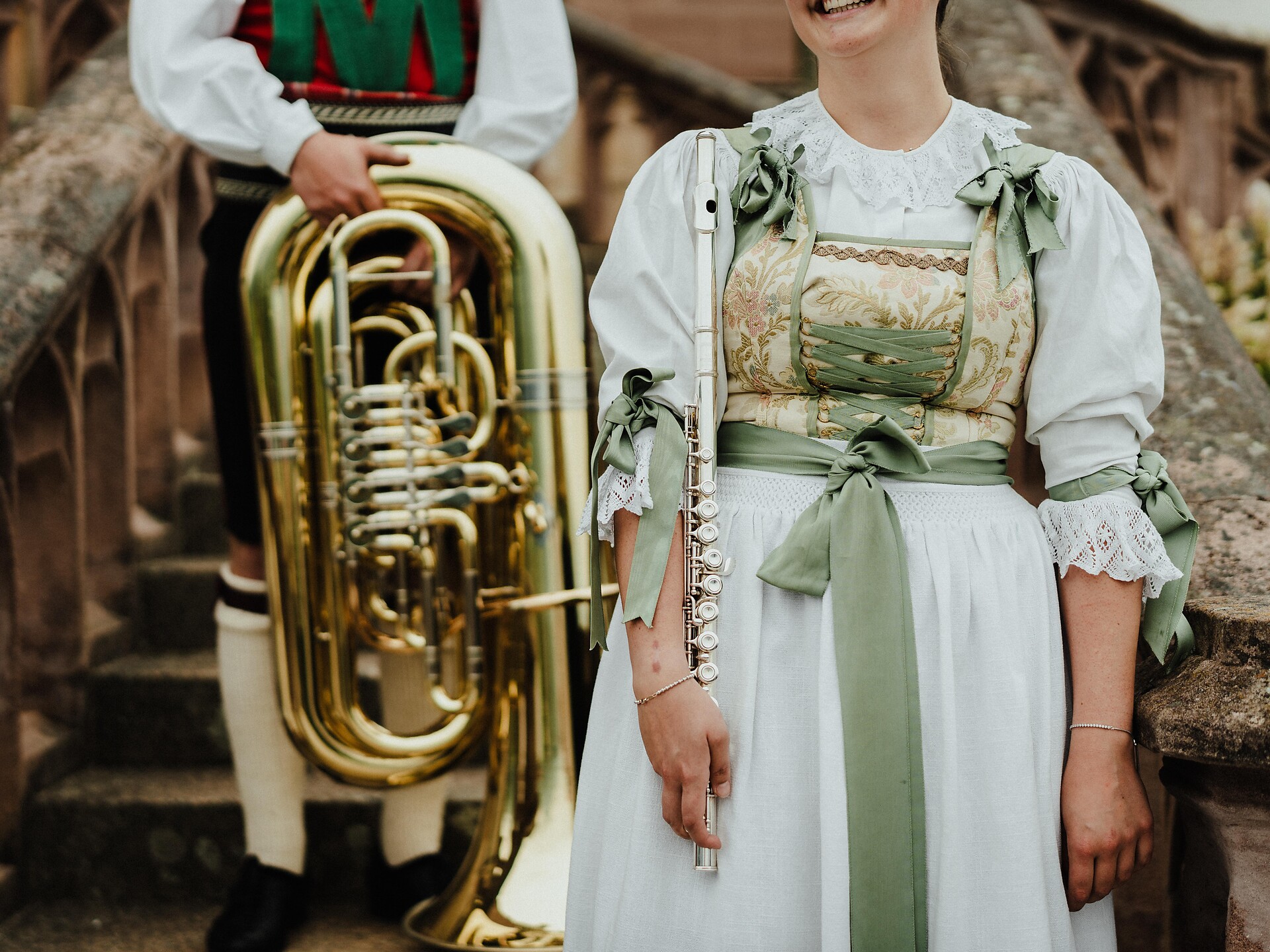 Osterkonzert der Musikkapelle Schenna auf dem Raiffeisenplatz - Meran und Umgebung - #2 - suedtirol.info
