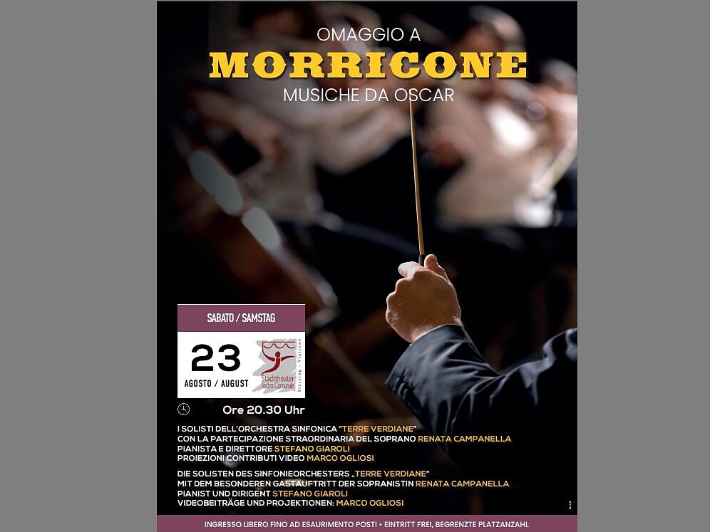 Omaggio a MORRICONE - Musiche da Oscar - Vipiteno e dintorni - #1 - suedtirol.info