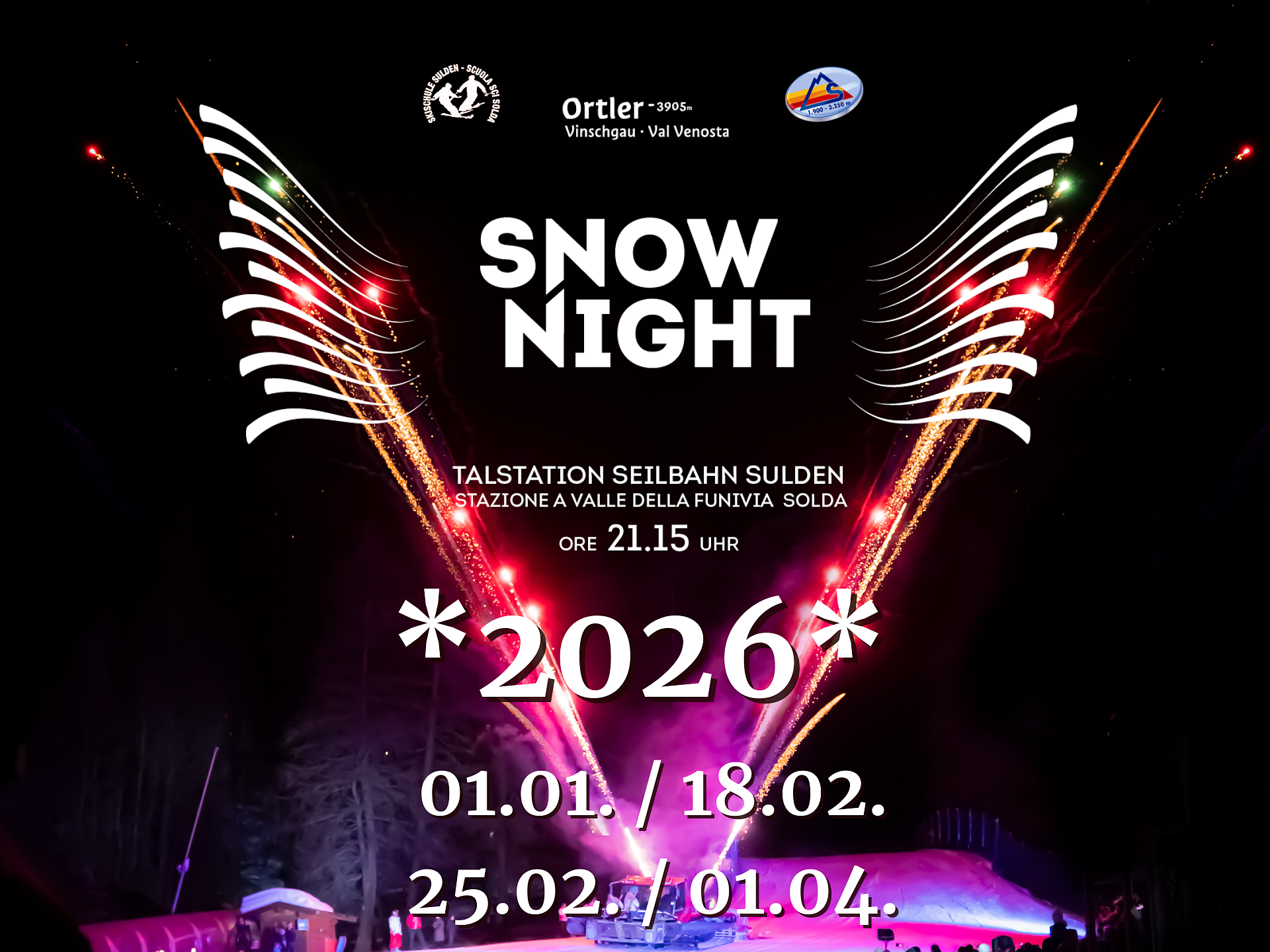 ORTLER SNOWNIGHT - Val Venosta - #2 - suedtirol.info