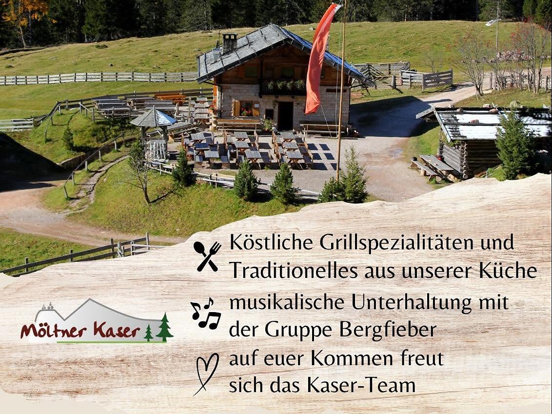 Festival on mountain hut Möltner Kaser - Bolzano/Bozen and environs - #2 - suedtirol.info