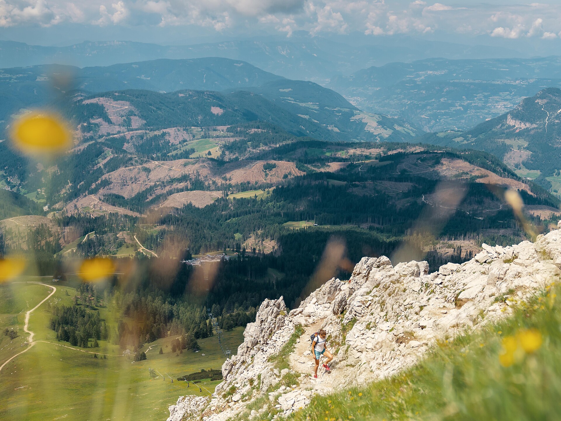 Über den Schafsteig zur Rotwandhütte im Rosengarten - Dolomitenregion Eggental - #3 - suedtirol.info