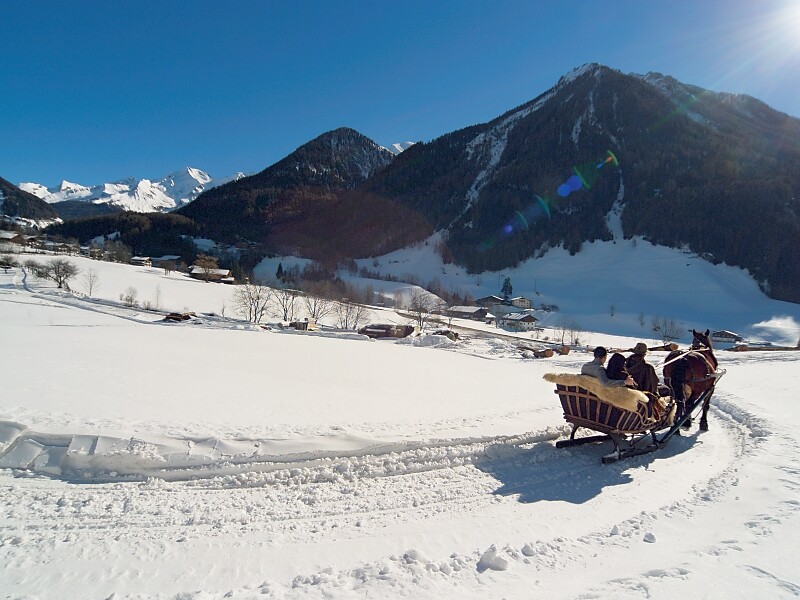 Horse-drawn sleigh ride - Ahrntal/Valle Aurina - #1 - suedtirol.info