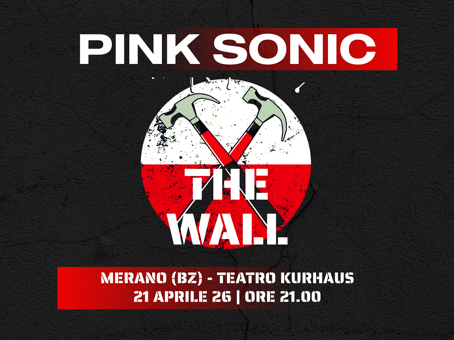 Pink Sonic |  The Wall & The Greatest Hits - Meran/Merano and environs - #1 - suedtirol.info