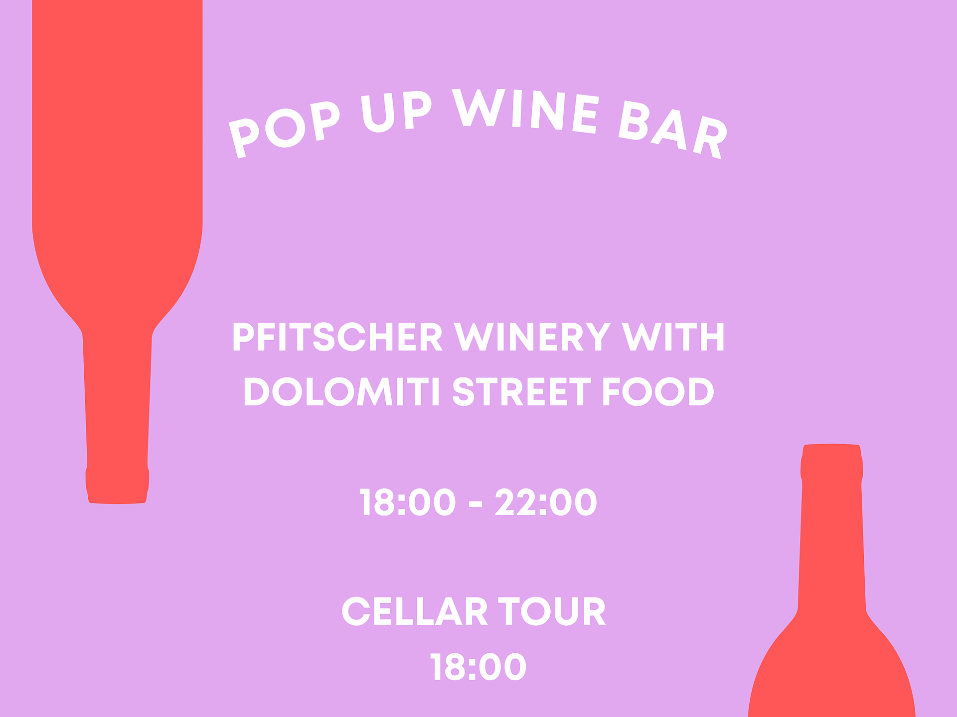 Pop Up Wine Bar - Cellar Tour - Südtiroler Weinstraße - #1 - suedtirol.info
