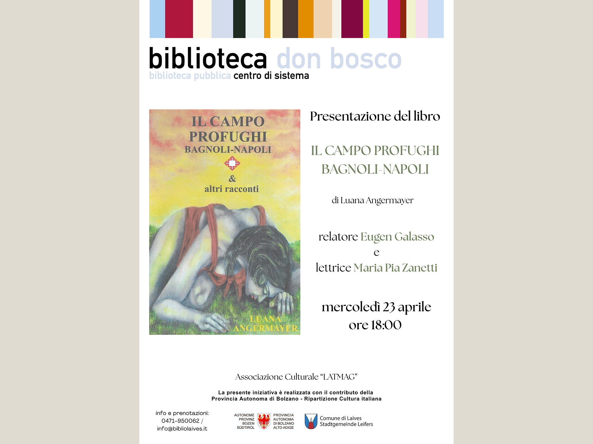 Presentazione libro "Il campo profughi Bagnoli-Napoli" Laives 1 suedtirol.info