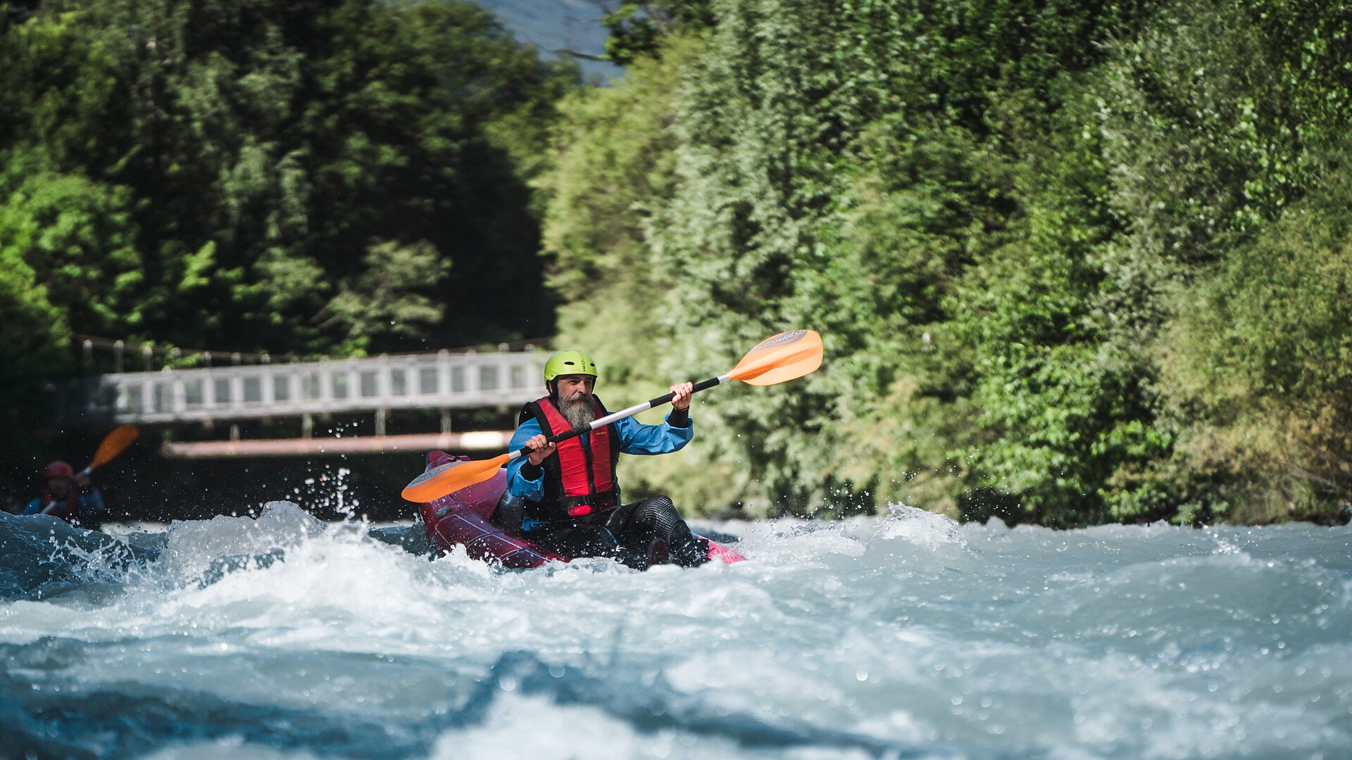 Packraft - white water paddling on the Etsch river - Meran/Merano and environs - #3 - suedtirol.info
