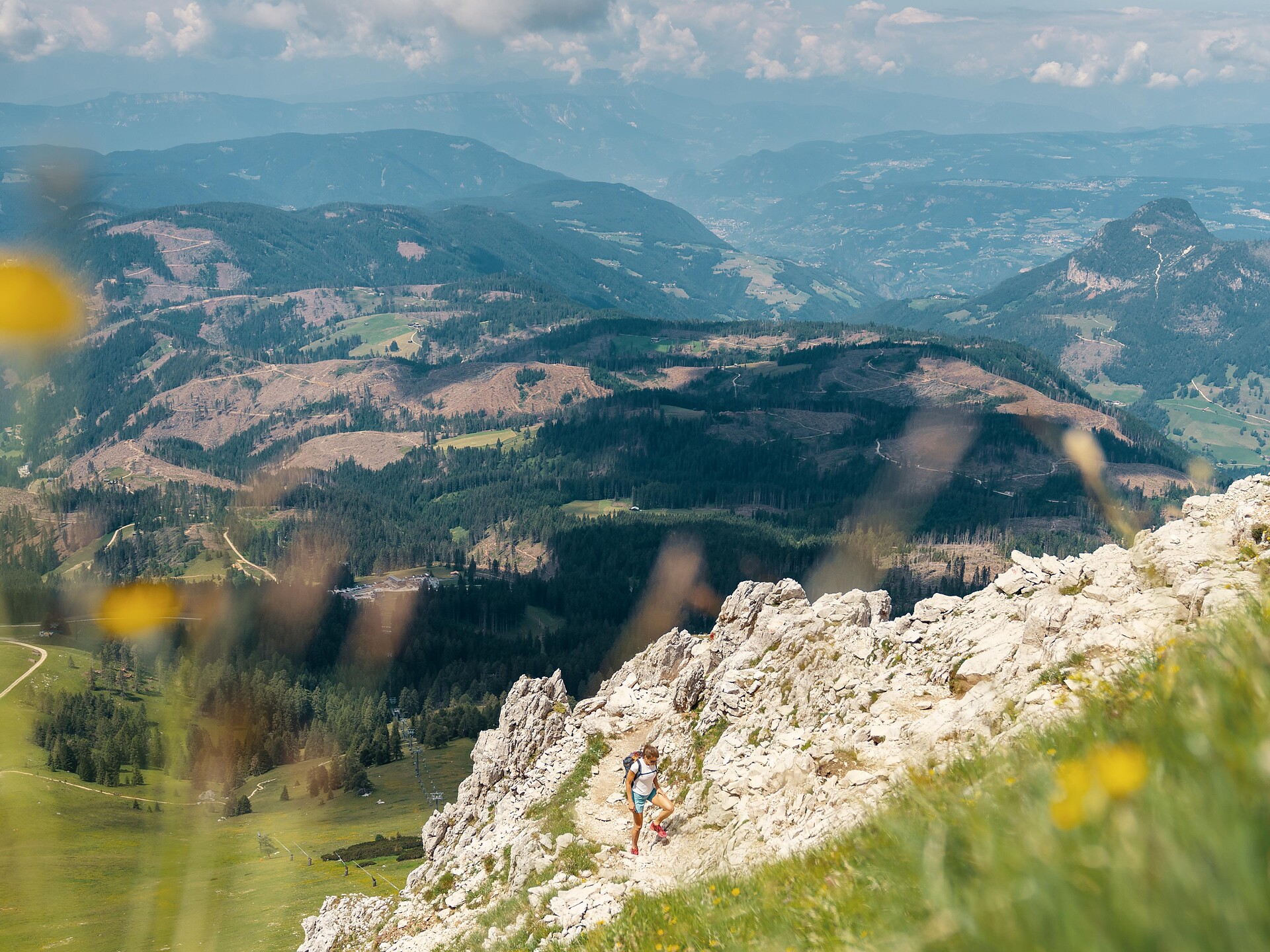 Panoramawanderung zu den Aussichtsplätzen am Rosengarten - Dolomitenregion Eggental - #1 - suedtirol.info
