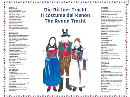 Rittner Trachten - costumi tradizionali del Renon Renon 3 suedtirol.info