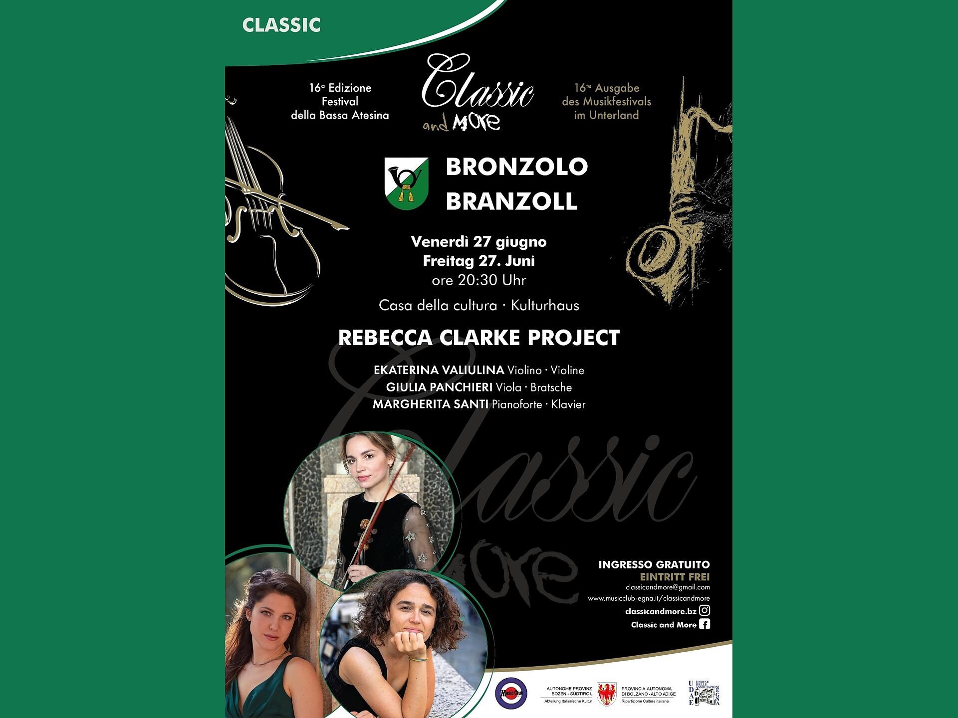 Rebecca Clarke Project - Classic and More Branzoll 1 suedtirol.info