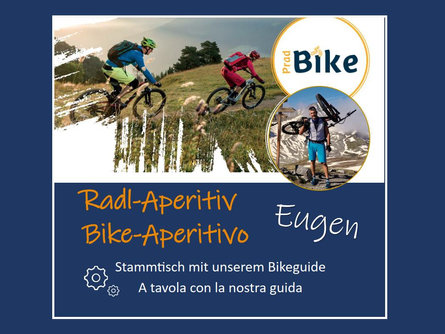 Bike-Info-Aperitif with our Bikeguide Eugen Prad am Stilfser Joch/Prato allo Stelvio 1 suedtirol.info
