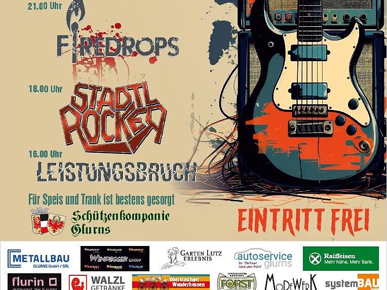 Rock im Stadtl 2025 - Val Venosta - #2 - suedtirol.info