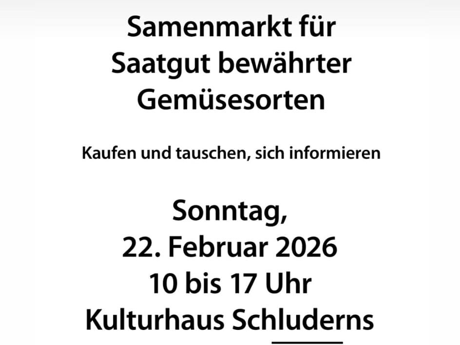 Seed Market 2026 - Vinschgau/Val Venosta - #1 - suedtirol.info