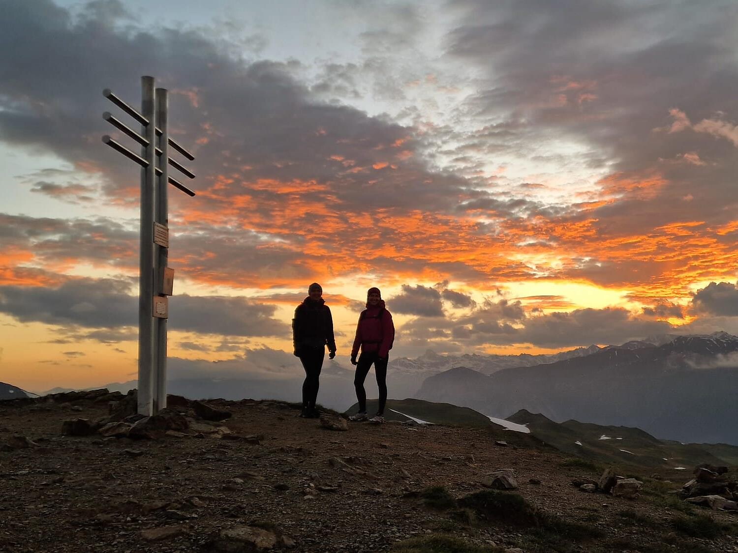 Sunrise on the Watles peak Mals/Malles 2 suedtirol.info