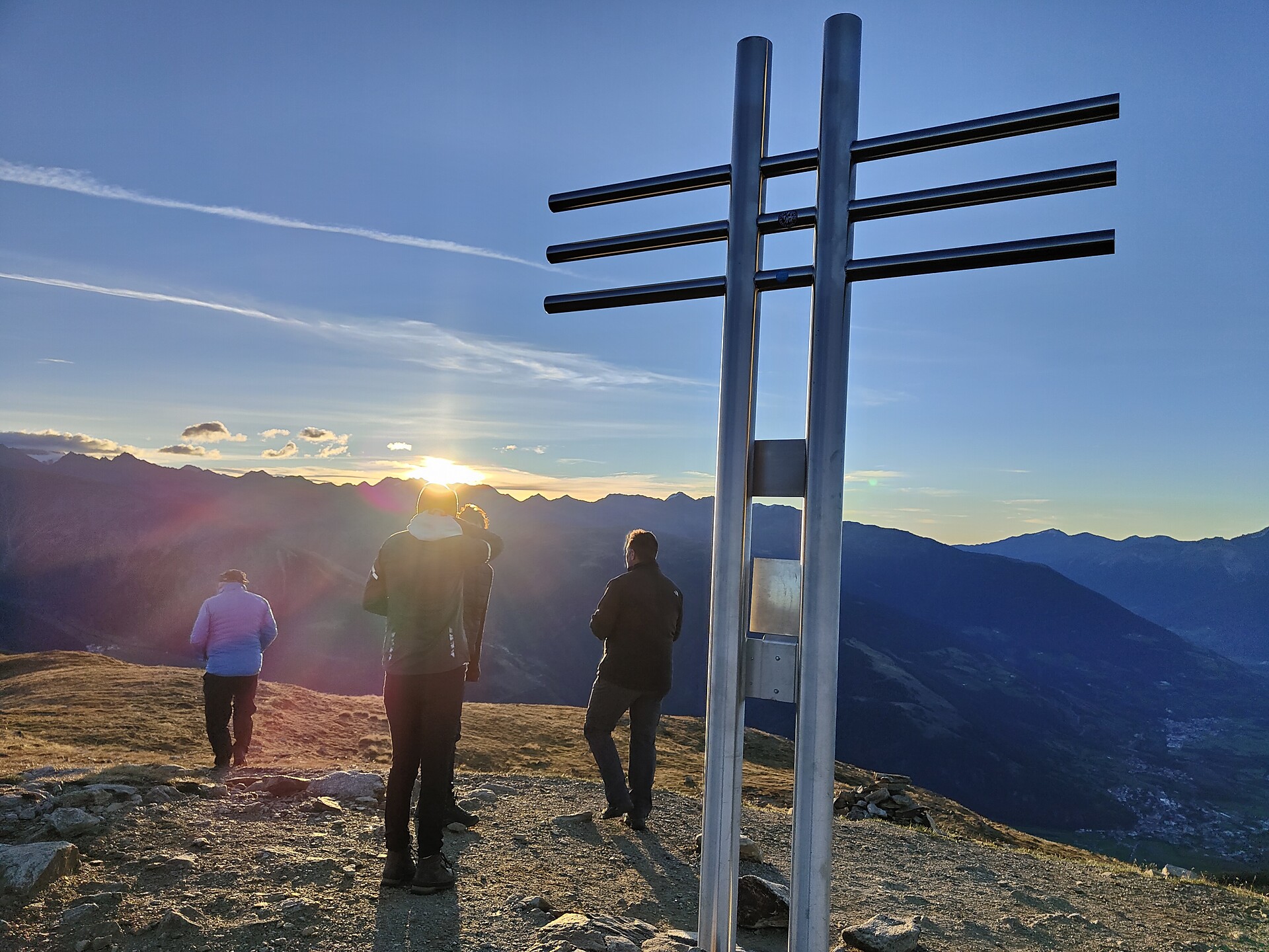 Sunrise on the Watles peak Mals/Malles 3 suedtirol.info