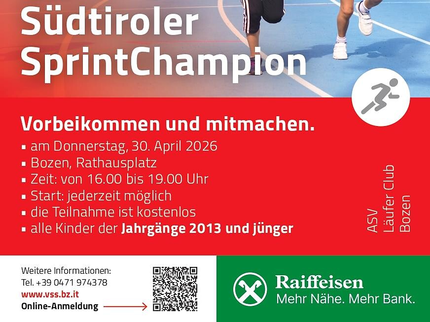 Südtiroler SprintChampions - Bozen und Umgebung - #2 - suedtirol.info