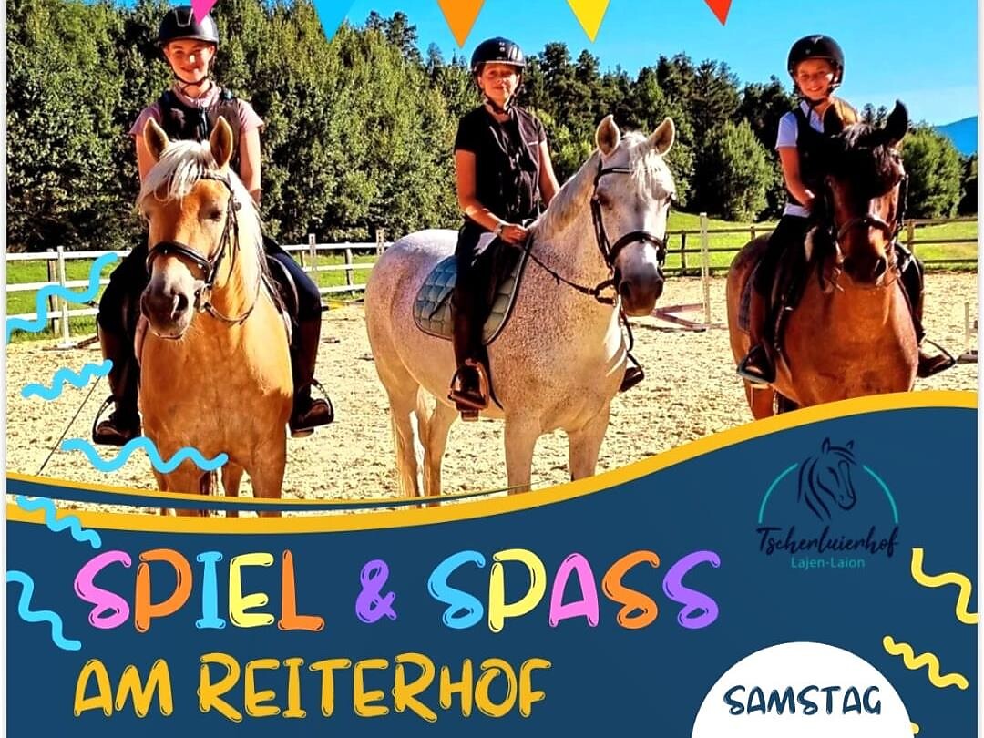 Spiel & Spaß am Reiterhof - Benefizveranstaltung -  - #1 - suedtirol.info
