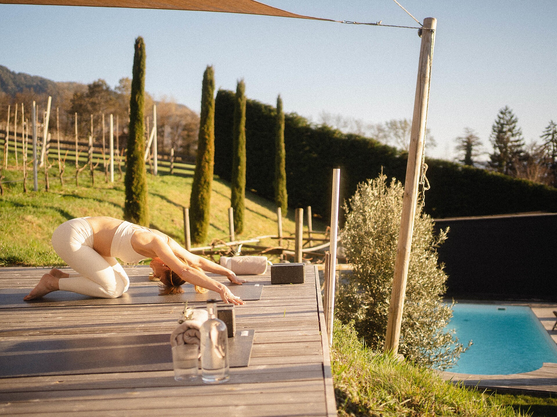 Sunset-Yoga at Landpalais Goyenhof - Meran/Merano and environs - #3 - suedtirol.info