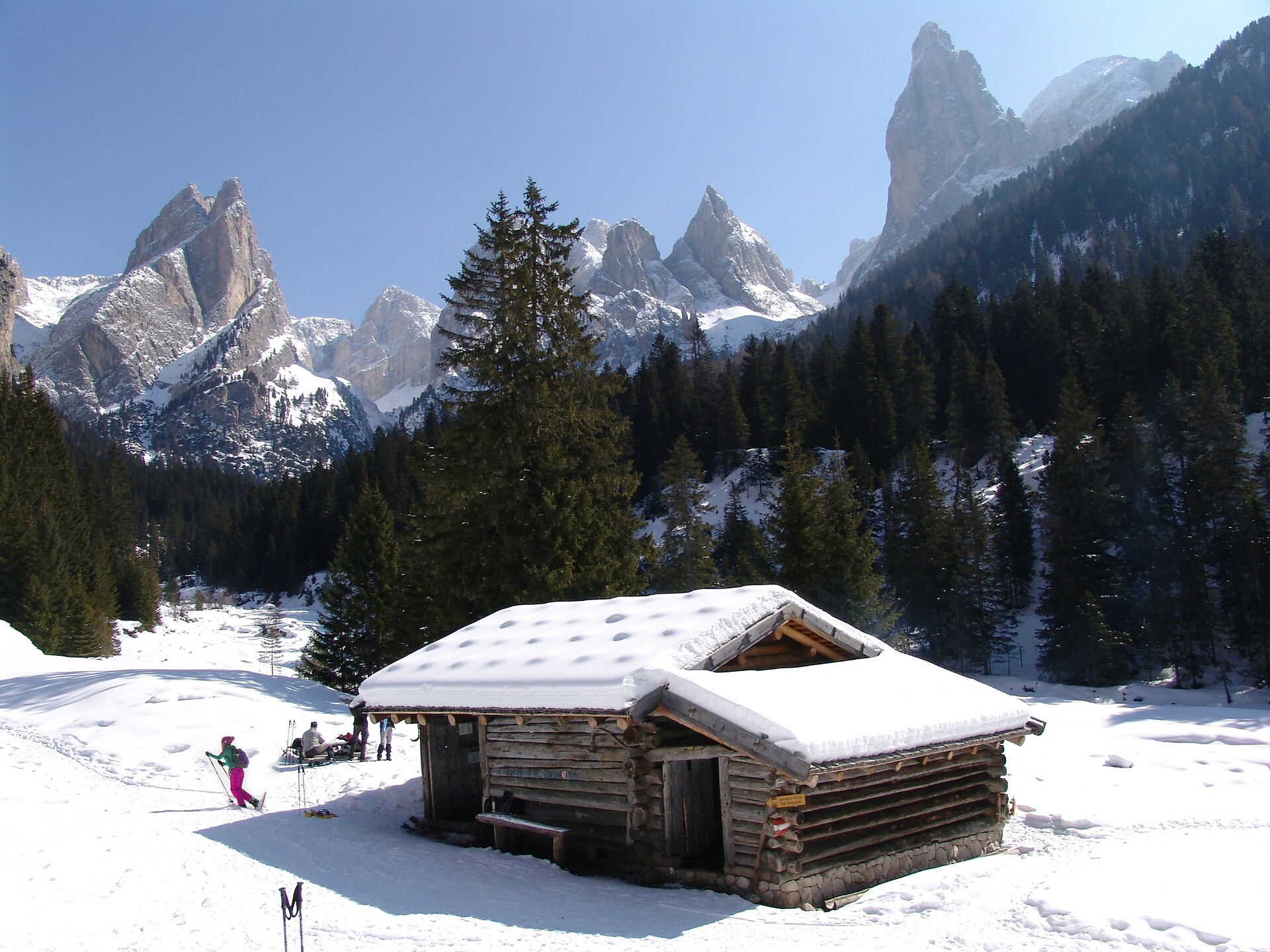 Schneeschuhwanderung ins Tschamintal - Dolomitenregion Seiser Alm - #3 - suedtirol.info