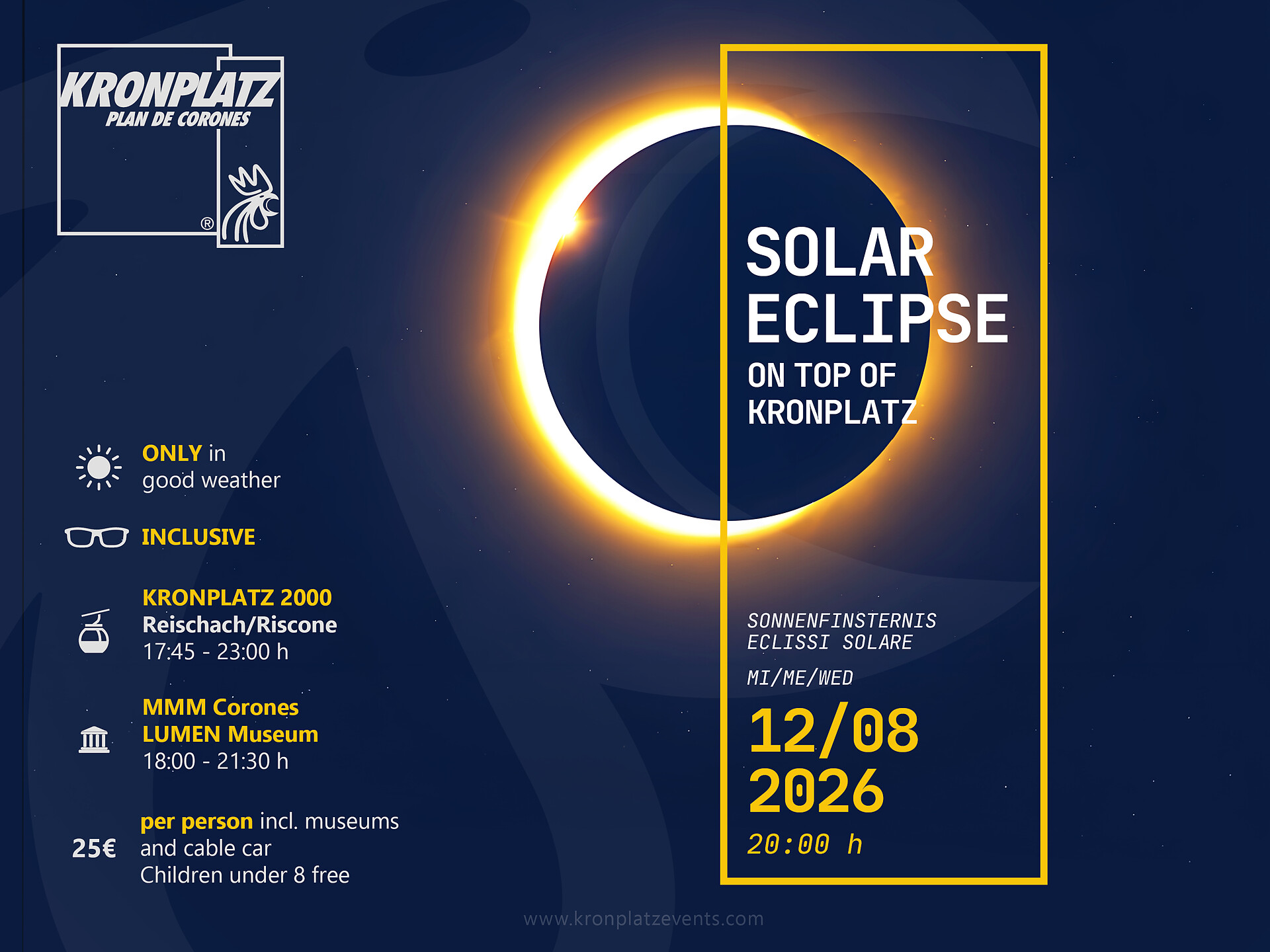 Solar eclipse at 2,275 metres - Dolomites Region Kronplatz/Plan de Corones - #1 - suedtirol.info