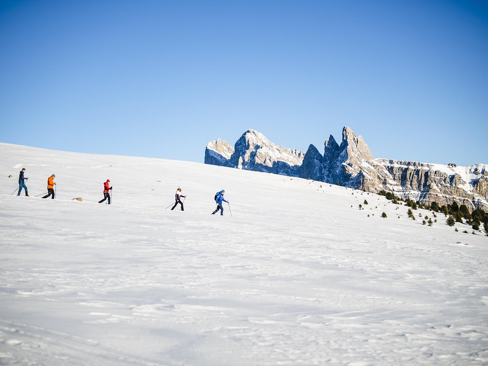 Ciaspolata al Resciesa con le guide alpine "Catores" - Regione dolomitica Val Gardena - #1 - suedtirol.info